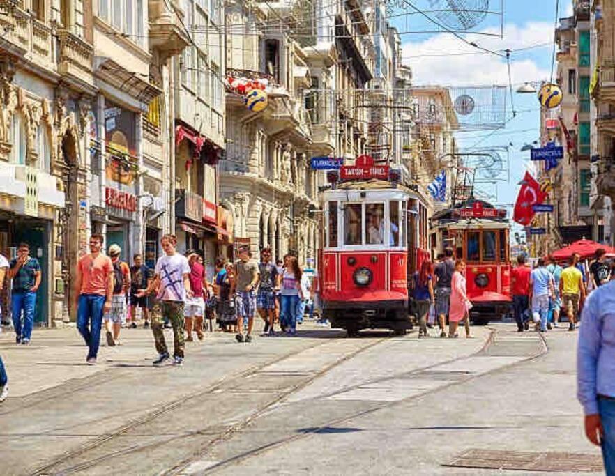 Historical Comfy Flat In Beyoglu Tophane, Galata Lägenhet Istanbul Exteriör bild